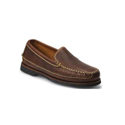 MEN'S RUGGED CASUAL BISON LOAFERS-BROWN | CHIPPEWA - Click Image to Close