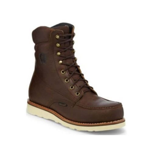 MEN'S EDGE WALKER WATERPROOF WORK BOOTS - COMPOSITE TOE-BROWN | CHIPPEWA - Click Image to Close