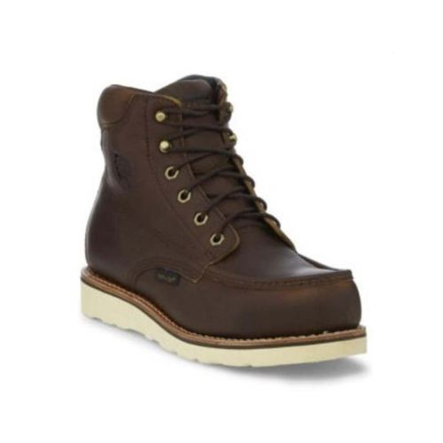 MEN'S 6" EDGE WALKER WATERPROOF WORK BOOTS - COMPOSITE TOE-BROWN | CHIPPEWA - Click Image to Close