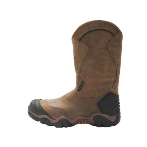 MEN'S CROSS TERRAIN WATERPROOF WESTERN WORK BOOTS - NANO COMPOSITE TOE-BROWN | CHIPPEWA - Click Image to Close