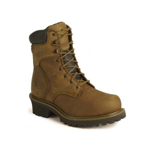 MEN'S STEEL TOE INSULATED LOGGER WORK BOOTS-BARK | CHIPPEWA - Click Image to Close