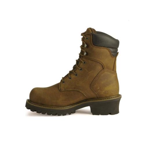 MEN'S STEEL TOE INSULATED LOGGER WORK BOOTS-BARK | CHIPPEWA - Click Image to Close