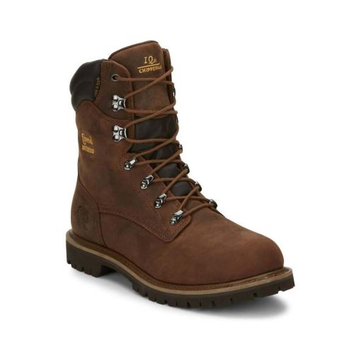 MEN'S HEAVY DUTY INSULATED WORK BOOTS-BARK | CHIPPEWA - Click Image to Close