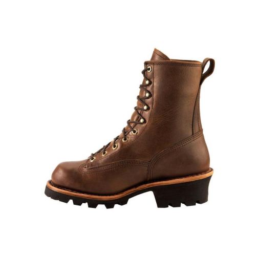 MEN'S STEEL TOE 8" LOGGER WORK BOOTS-BAY APACHE | CHIPPEWA